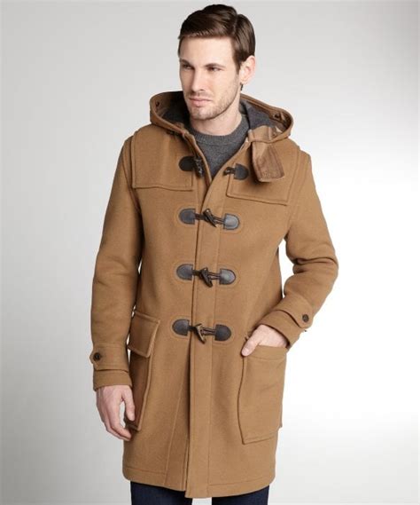 burberry wool short jacket toggle|Burberry camel wool coat men's.